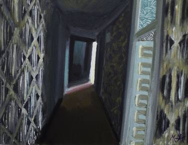 Original Interiors Paintings by mariano aguilar maluenda