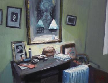 Print of Realism Interiors Paintings by mariano aguilar maluenda