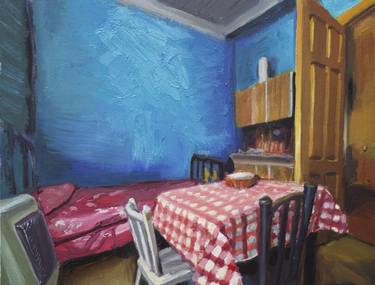 Print of Fine Art Interiors Paintings by mariano aguilar maluenda