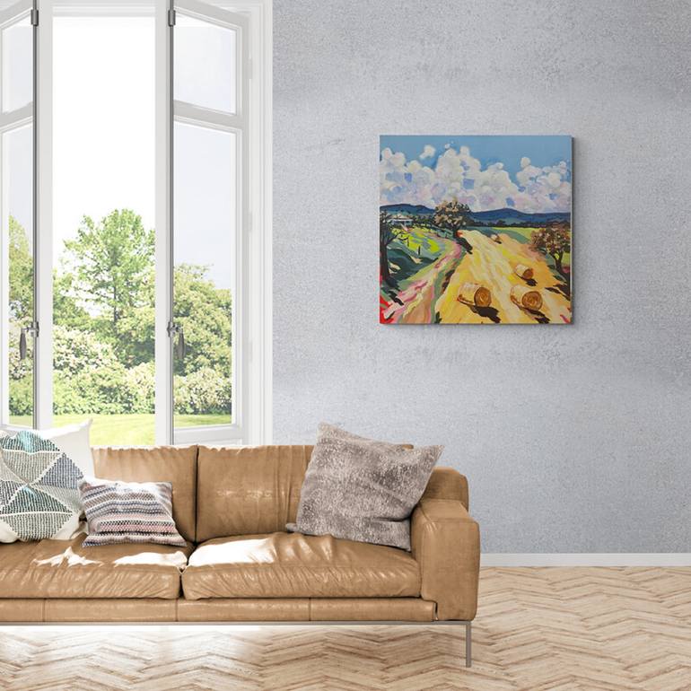 Original Abstract Expressionism Landscape Painting by Maggie Deall