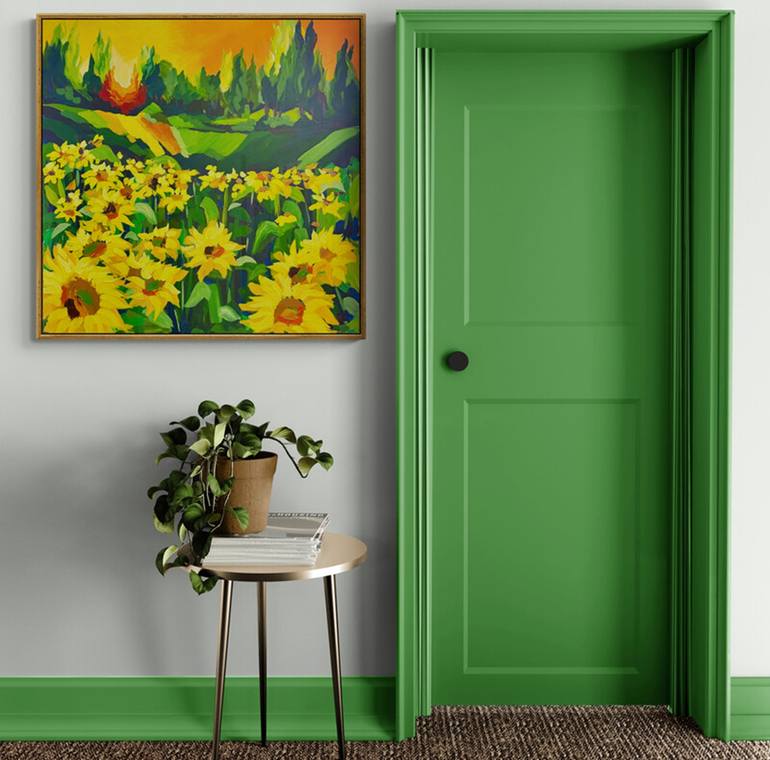 Original Contemporary Landscape Painting by Maggie Deall