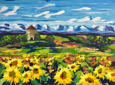 Original Contemporary Landscape Painting by Maggie Deall
