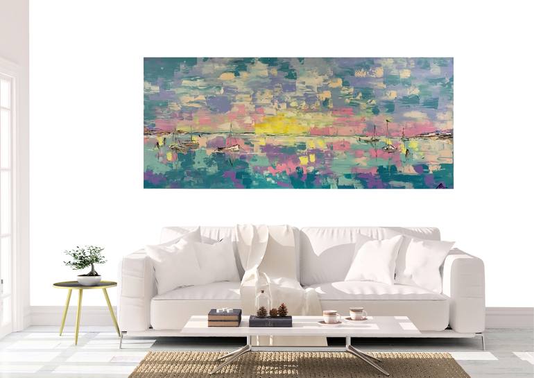 Original Impressionism Landscape Painting by Maggie Deall