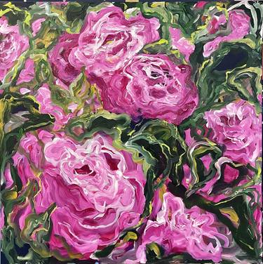 Original Floral Paintings by Maggie Deall