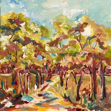 Original Expressionism Landscape Paintings by Maggie Deall