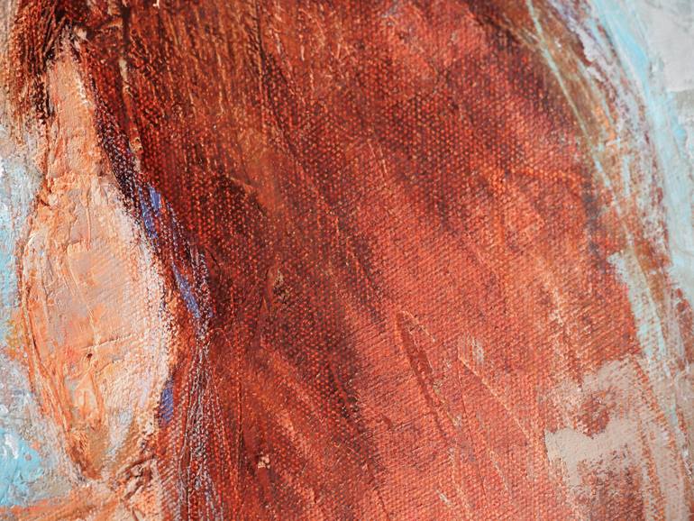 Original Expressionism Nude Painting by Dasha Pogodina