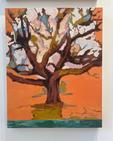 Print of Abstract Tree Paintings by Jan Schusswohl