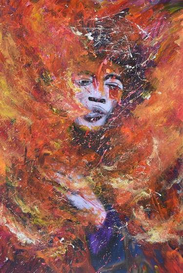 Print of Abstract Expressionism Celebrity Mixed Media by Steve Sardo