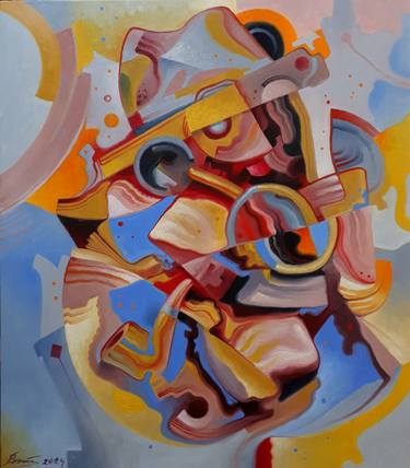 Original Abstract People Paintings by Serhii Voichenko