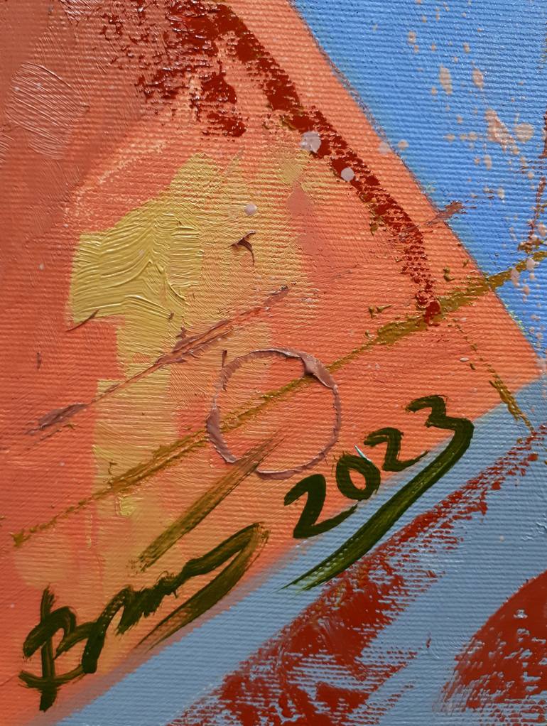 Original Abstract Floral Painting by Serhii Voichenko