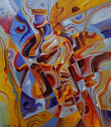 Original Abstract Expressionism Abstract Paintings by Serhii Voichenko