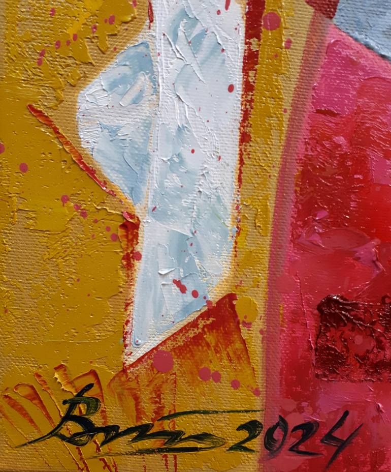 Original Abstract Animal Painting by Serhii Voichenko