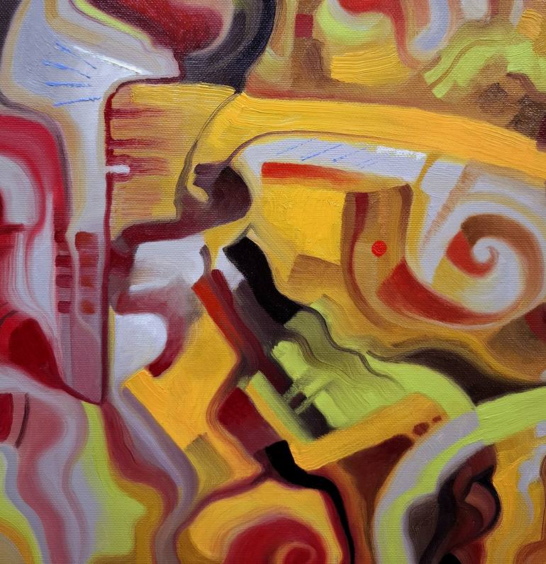 Original Abstract Animal Painting by Serhii Voichenko