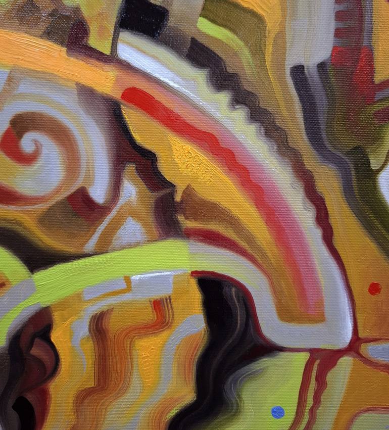 Original Abstract Animal Painting by Serhii Voichenko