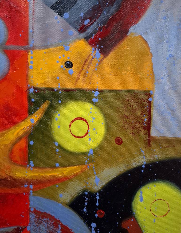 Original Folk Animal Painting by Serhii Voichenko