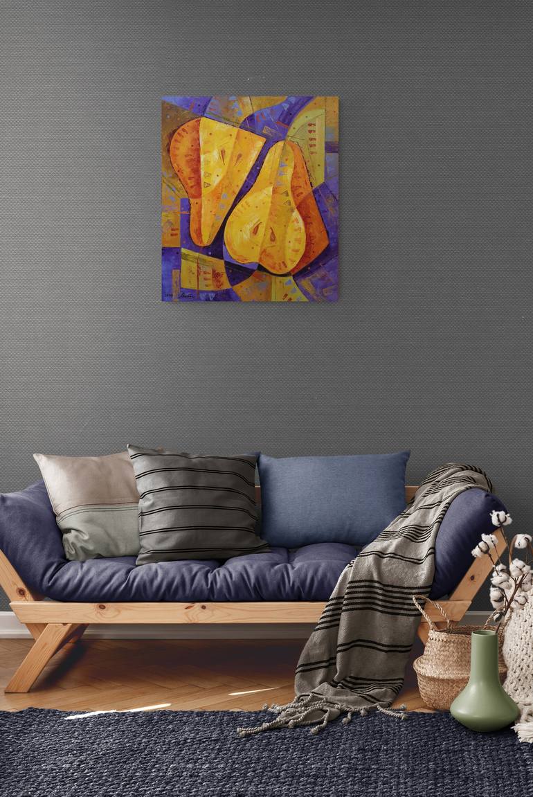 Original Cubism Food & Drink Painting by Serhii Voichenko