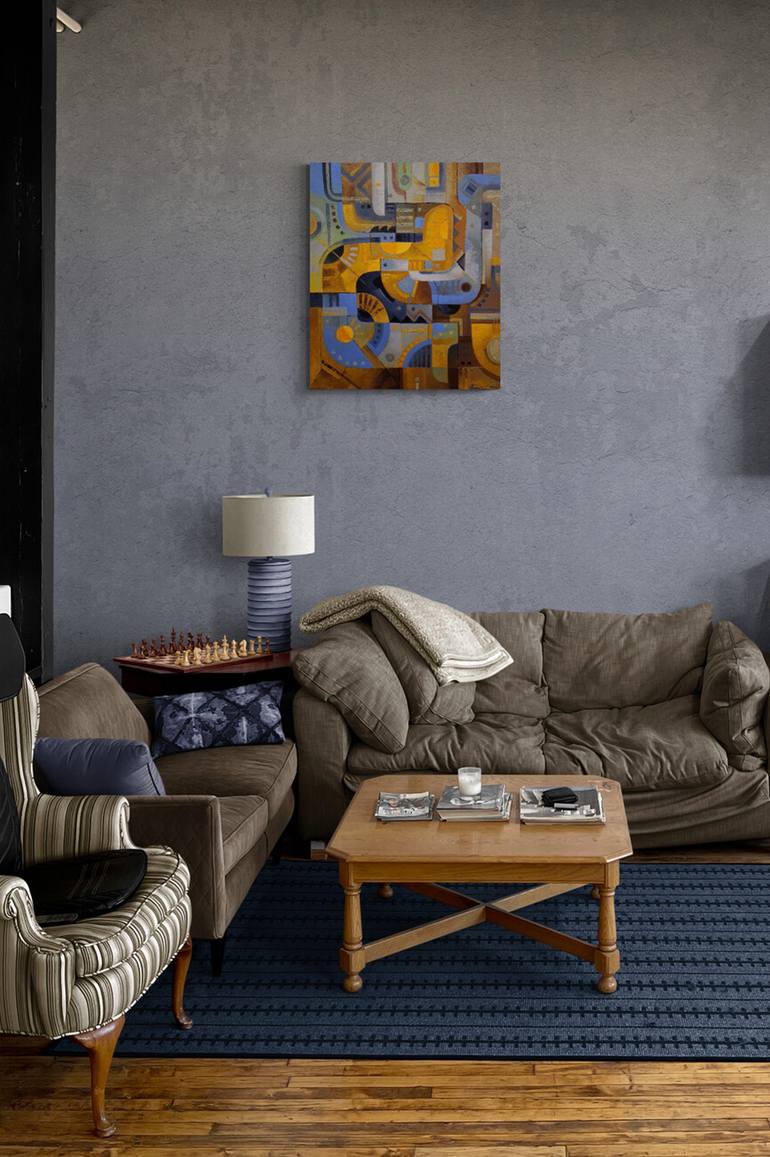 Original Abstract Painting by Serhii Voichenko