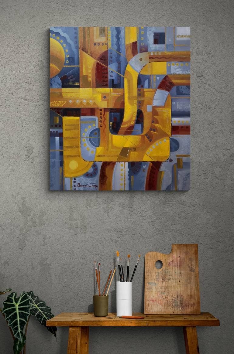 Original Abstract Painting by Serhii Voichenko