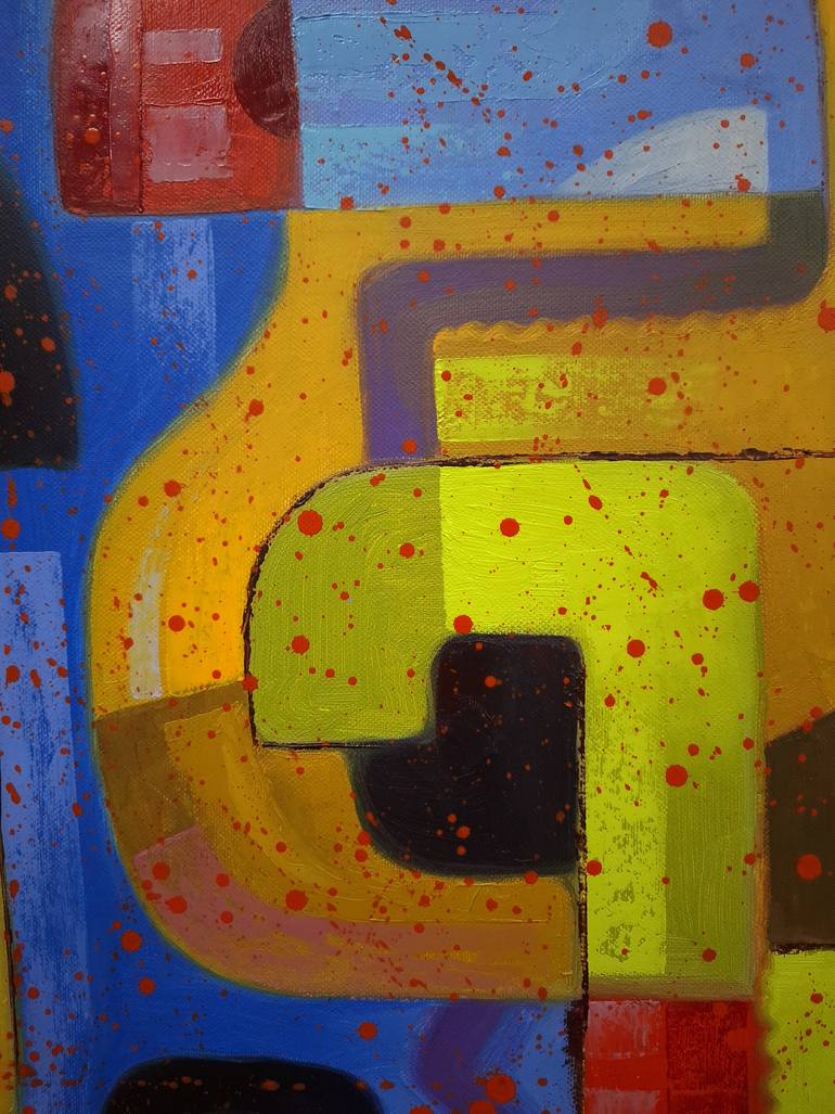 Original Abstract Painting by Serhii Voichenko