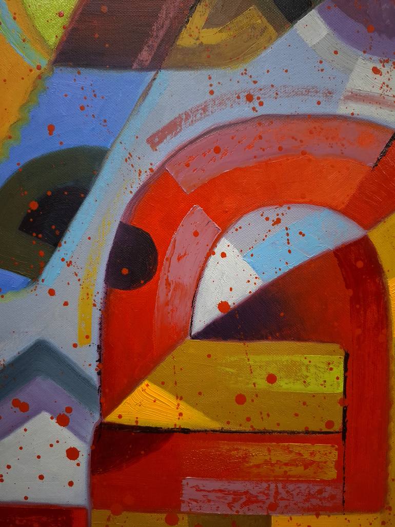 Original Abstract Painting by Serhii Voichenko