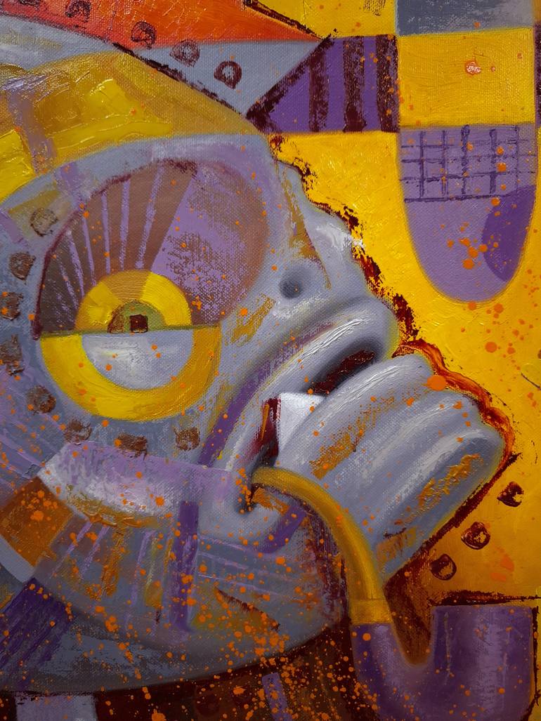 Original Pop Art Animal Painting by Serhii Voichenko