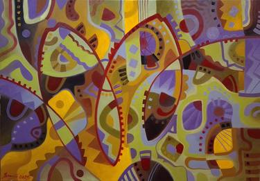 Original Abstract Painting by Serhii Voichenko