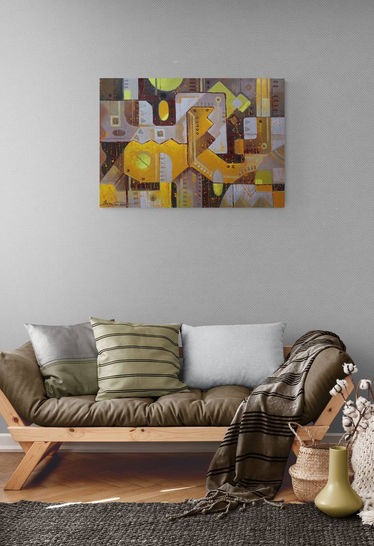 Original Abstract Painting by Serhii Voichenko
