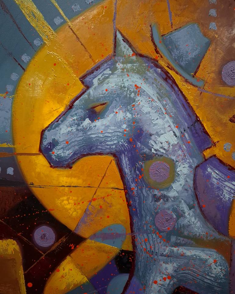 Original Symbolism Animal Painting by Serhii Voichenko