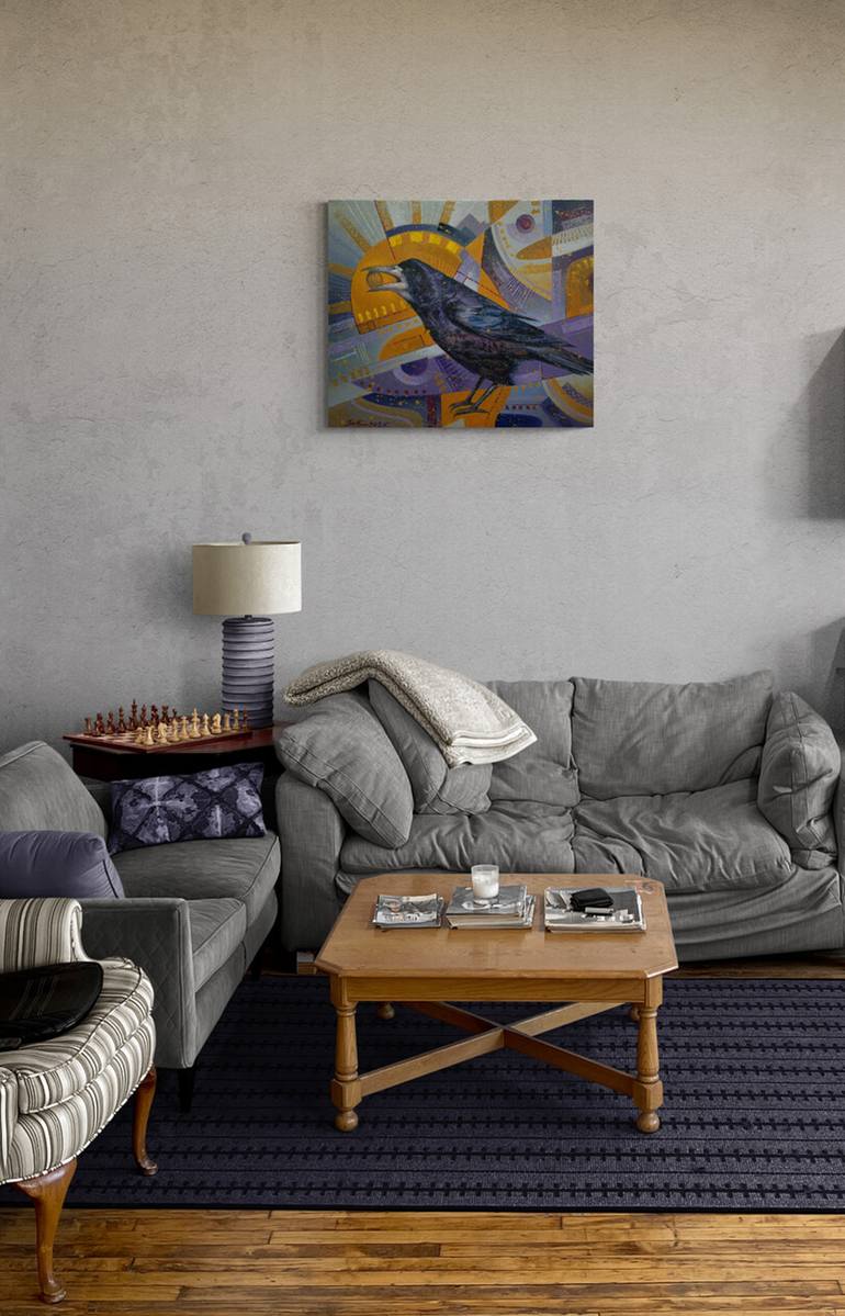 Original Abstract Animal Painting by Serhii Voichenko