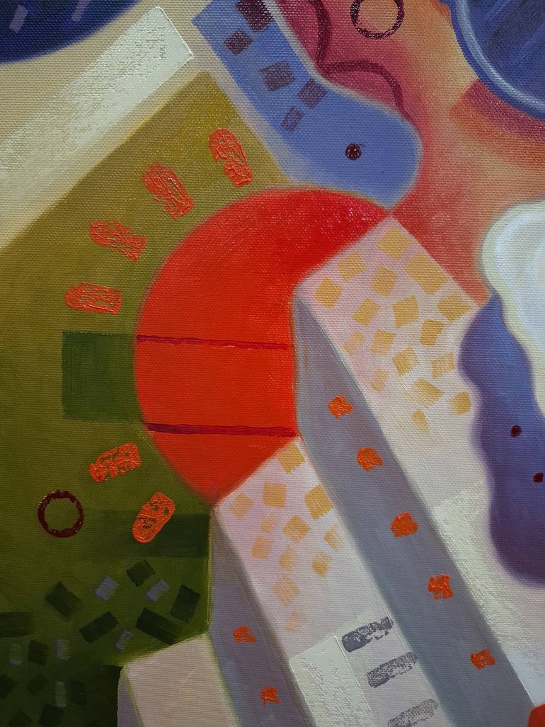 Original Surrealism Abstract Painting by Serhii Voichenko