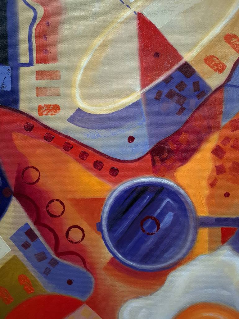Original Surrealism Abstract Painting by Serhii Voichenko