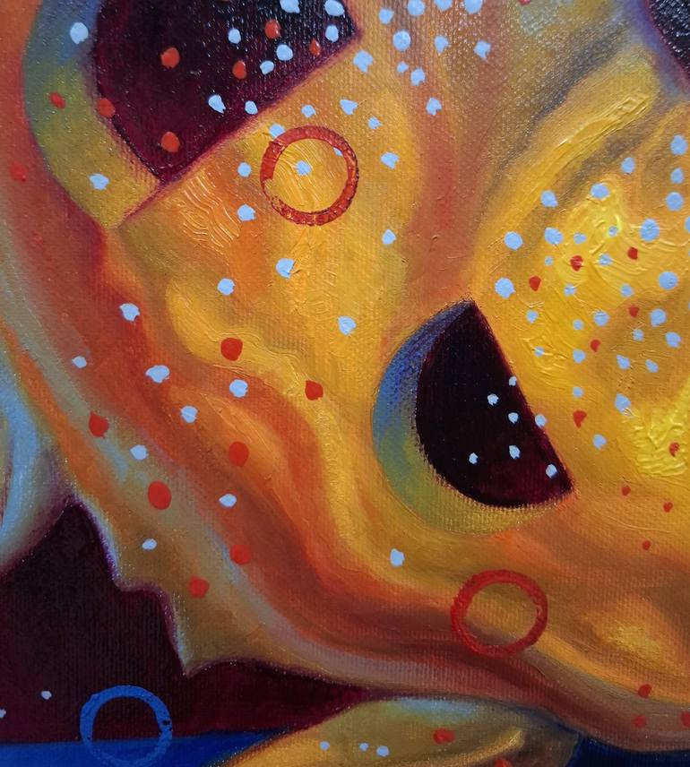 Original Abstract Animal Painting by Serhii Voichenko