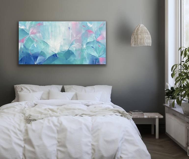 Original pastel Abstract Painting by Ivana Gigovic