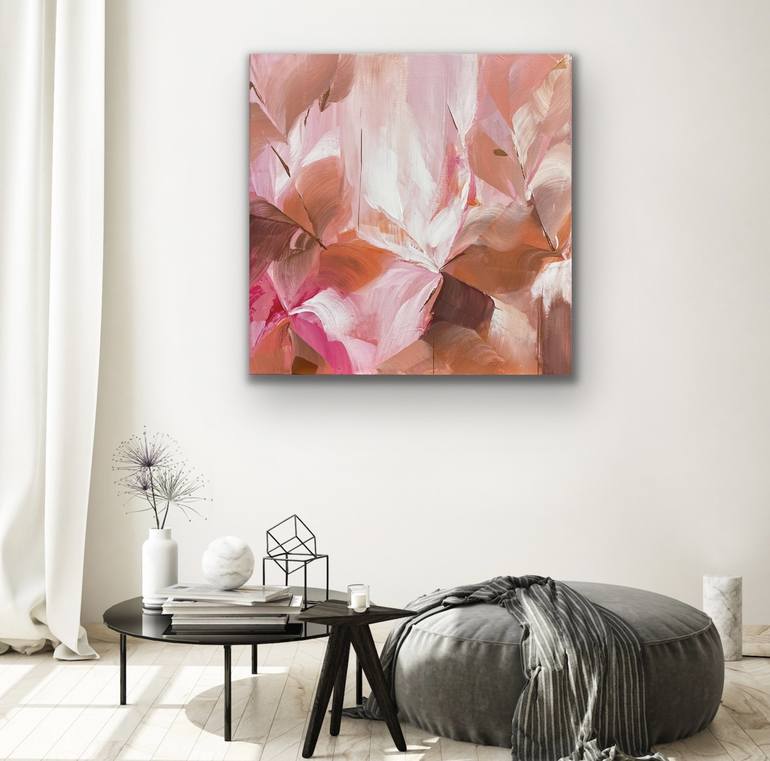 Original floral Abstract Painting by Ivana Gigovic
