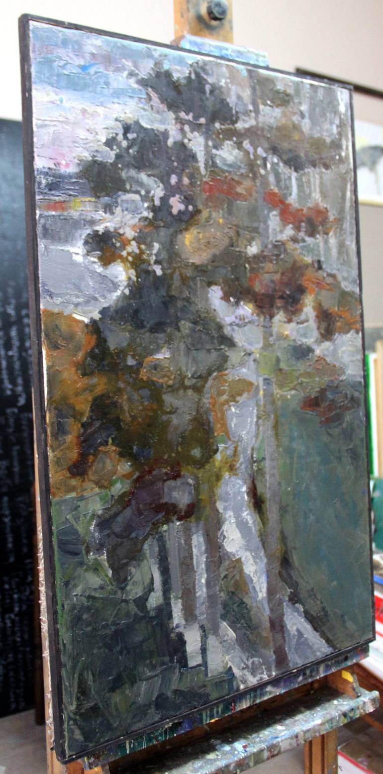 Original Impressionism Landscape Painting by Yehor Antsyhin