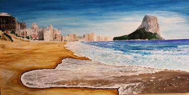 Print of Photorealism Beach Paintings by Maria Vazquez