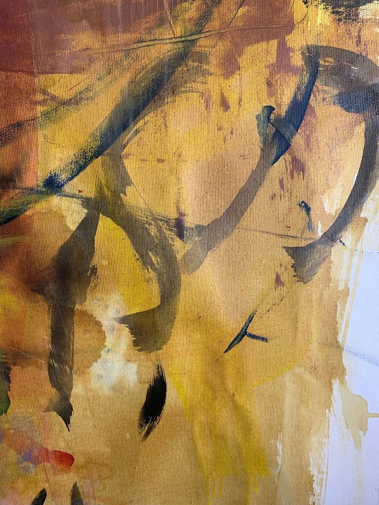 Original Abstract Expressionism Abstract Painting by Barbara Schauss