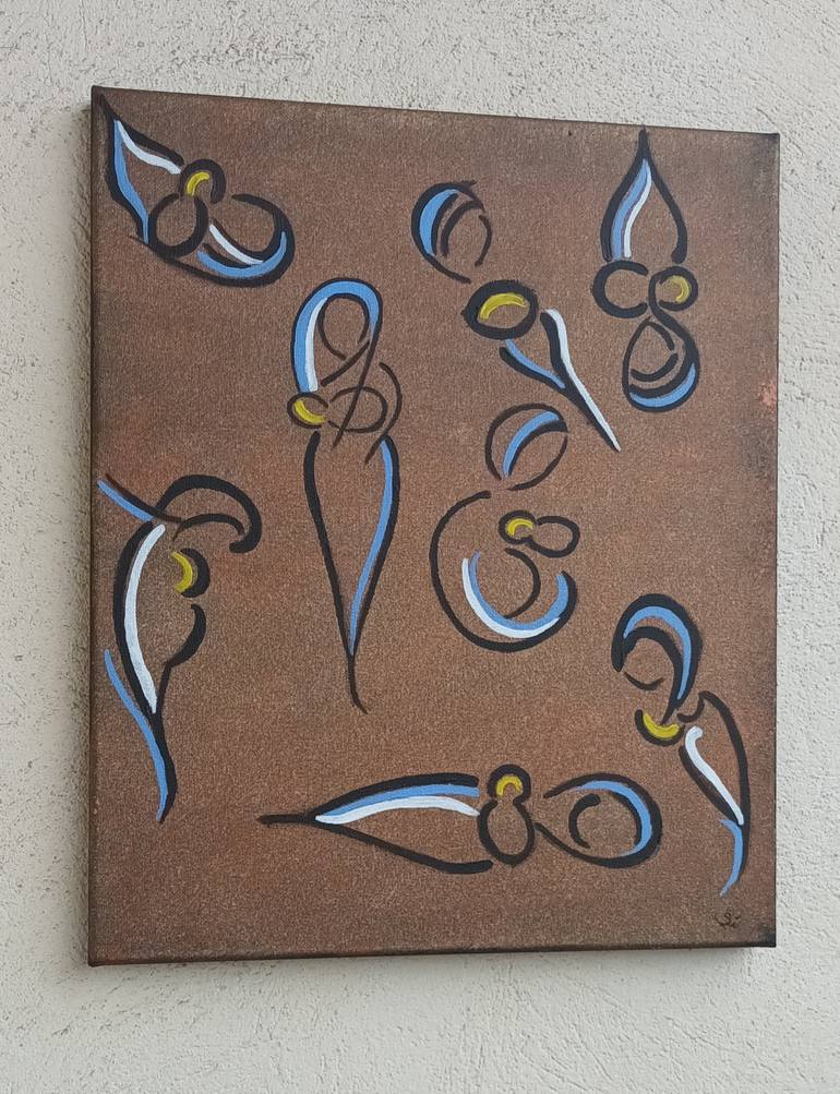 Original Abstract Painting by Sarah IVARS