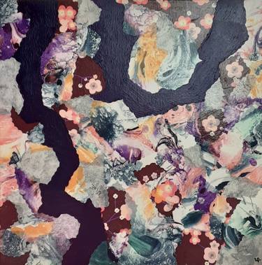 Original Abstract Collage by Sarah IVARS