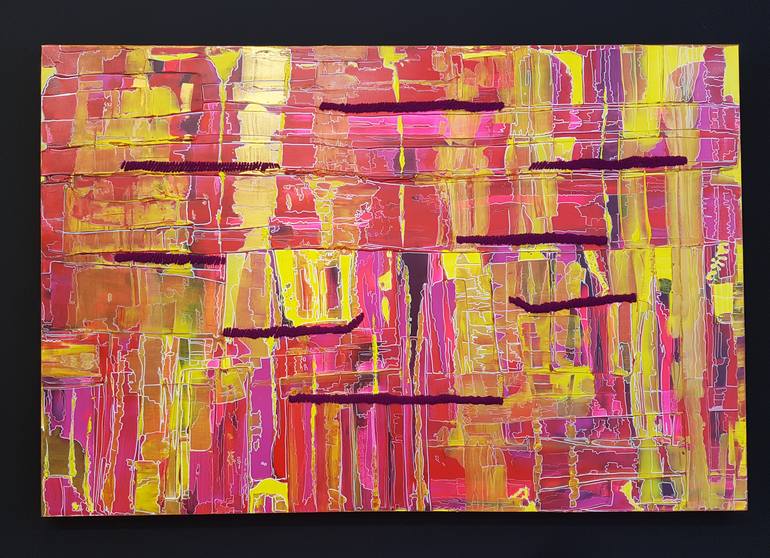 Original Abstract Painting by Adi Kichelmacher