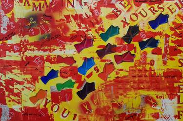 Original Abstract Painting by Adi Kichelmacher