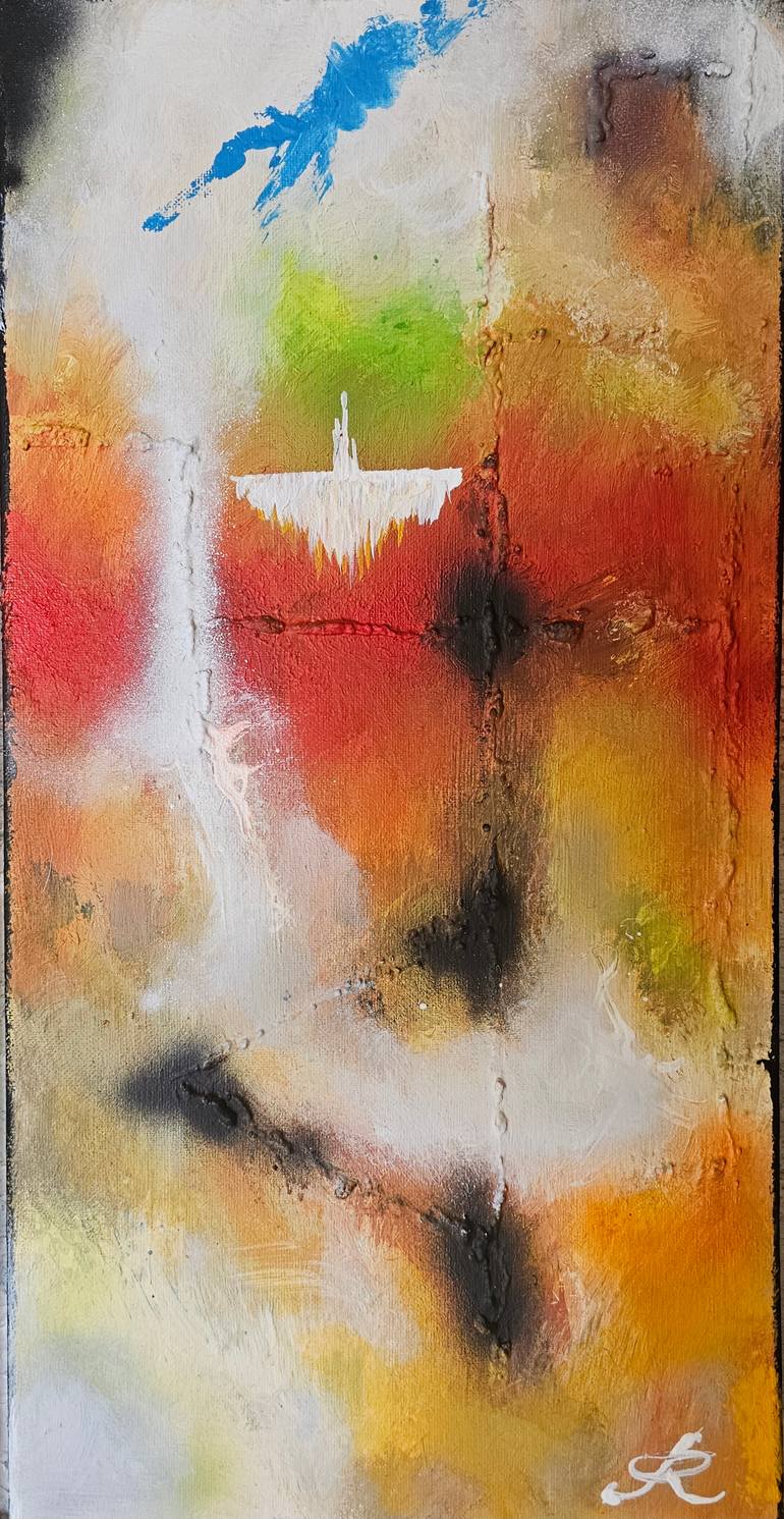 Original Abstract Painting by Romeo Dobrota