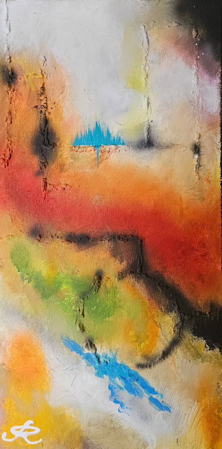Original Abstract Painting by Romeo Dobrota