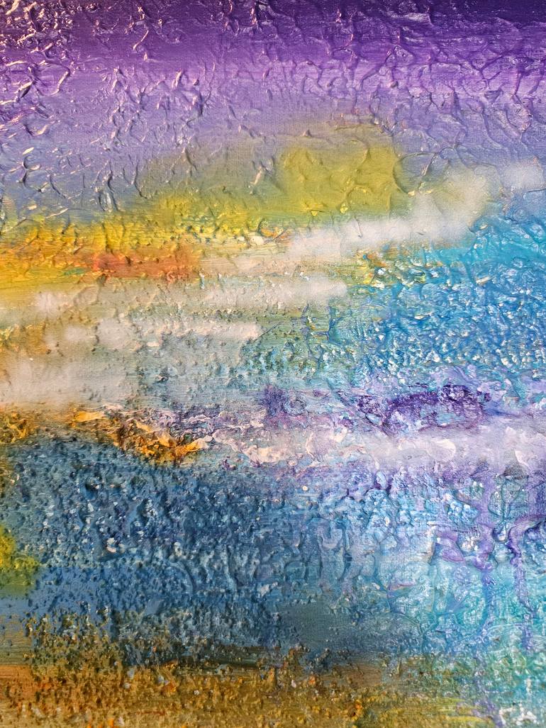 Original Abstract Nature Painting by Romeo Dobrota