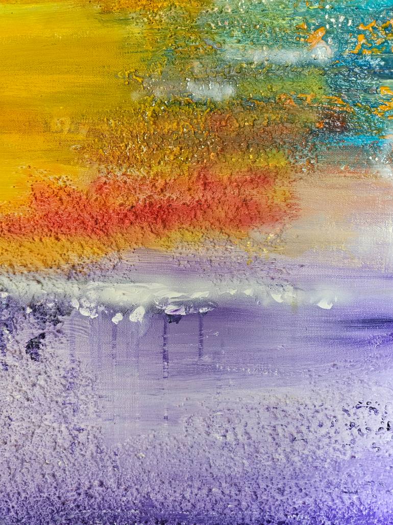 Original Abstract Nature Painting by Romeo Dobrota