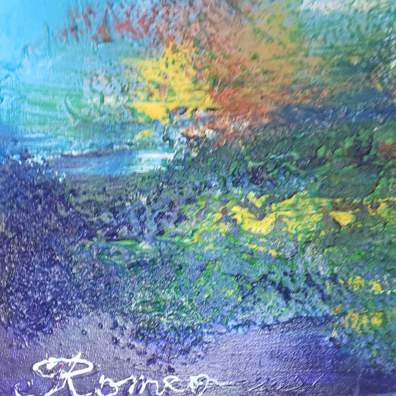 Original Art Nouveau Seascape Painting by Romeo Dobrota