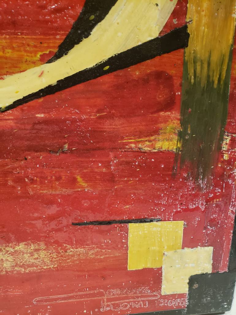 Original Abstract Science/Technology Painting by Romeo Dobrota