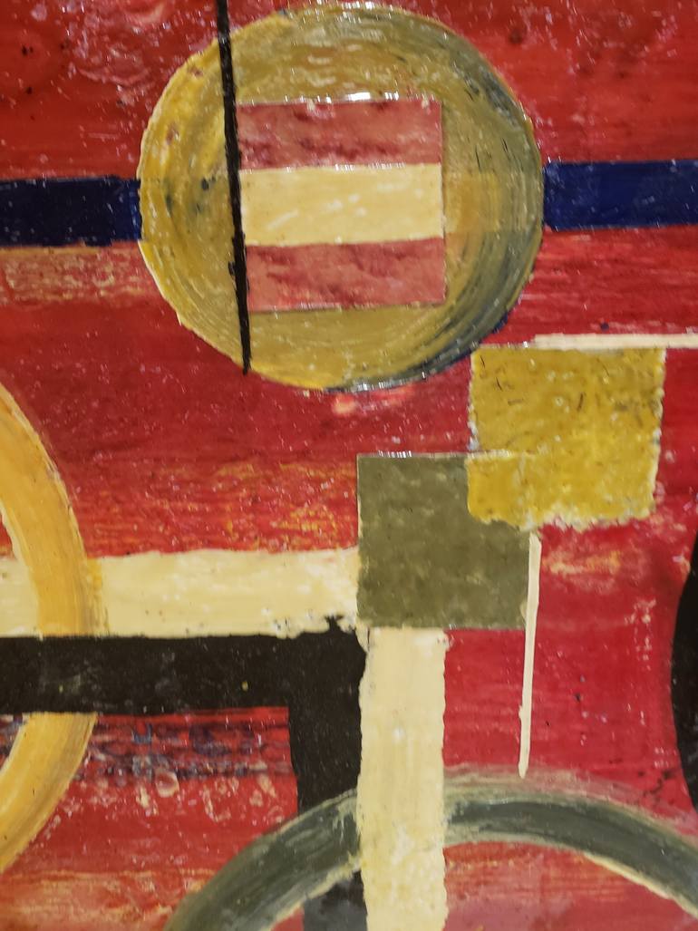 Original Abstract Science/Technology Painting by Romeo Dobrota