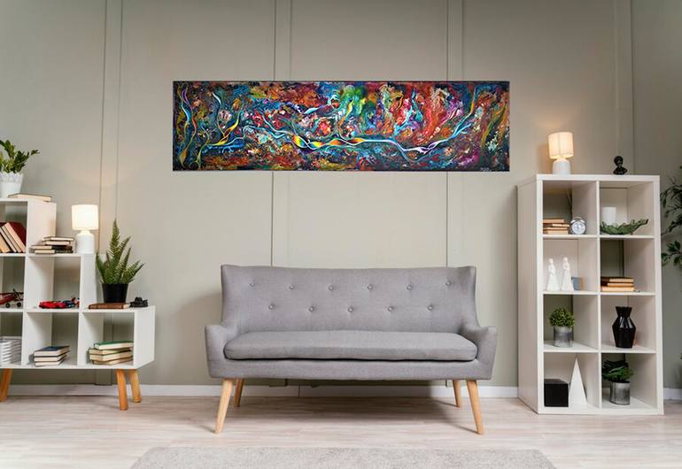 Original Abstract Painting by Romeo Dobrota