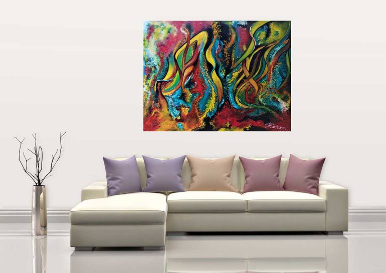 Original Abstract Painting by Romeo Dobrota